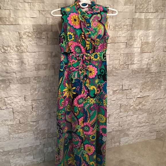 Vintage Ludy for Ludi’s Honolulu Maxi Dress - Picture 1 of 12